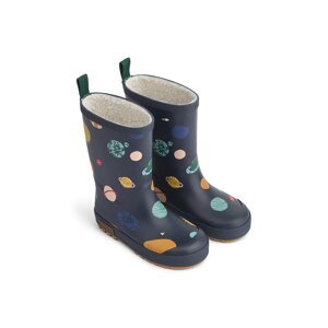 Dječje gumene čizme Liewood Mason Thermo Rainboot boja: tamno plava, LW13043