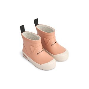 Dječje gumene čizme Liewood Jesse Cat Thermo Rainboot boja: narančasta, LW20370