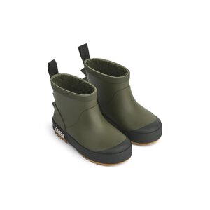 Dječje gumene čizme Liewood Jesse Dino Thermo Rainboot boja: zelena, LW20371