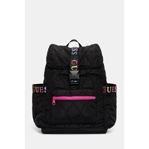 Dječji ruksak Guess boja: crna, veliki, s tiskom, J5YZ16 WFTO0