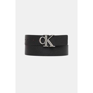 Dvostrani remen Calvin Klein za muškarce, boja: crna, LV04D7017G