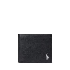 Kožni novčanik Polo Ralph Lauren za muškarce, boja: crna, 405931674