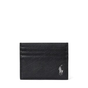 Kožni etui za kartice Polo Ralph Lauren za muškarce, boja: crna, 405931677