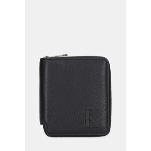Kožni novčanik Calvin Klein za muškarce, boja: crna, LV04D1077G