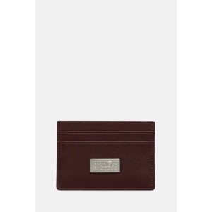 Kožni etui za kartice MM6 Maison Margiela boja: bordo, SA5UI0026.P8332.T5016