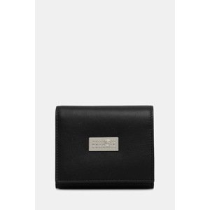 Kožni novčanik MM6 Maison Margiela boja: crna, SA6UI0030.P8332.T8013