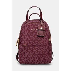 Ruksak MICHAEL Michael Kors SABLE boja: bordo, mali, s uzorkom, 30T5G3XB1U