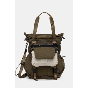 Ruksak Desigual BASIC MODULAR DISCOV boja: zelena, veliki, bez uzorka, 25WAKY10
