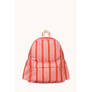 Dječji ruksak Tinycottons RETRO STRIPES BACKPACK boja: ružičasta, mali, s uzorkom, AW25-545