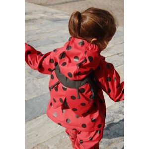 Dječji ruksak Konges Sløjd CINELLE BACKPACK boja: crvena, mali, s uzorkom, KS103453