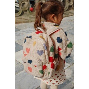 Dječji ruksak Konges Sløjd JODY TEDDY BACKPACK GRS boja: bež, mali, s uzorkom, KS103478