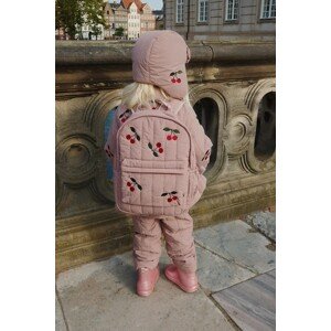 Dječji ruksak Konges Sløjd JUNO QUILTED BACKPACK MIDI boja: ružičasta, mali, s aplikacijom, KS103489
