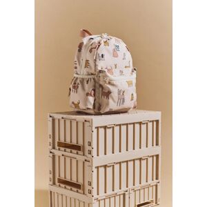 Dječji ruksak Liewood Andreas Backpack boja: bež, mali, s uzorkom, LW19643