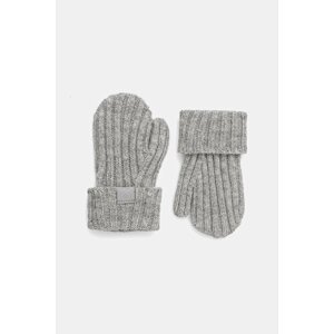 Rukavice za bebe United Colors of Benetton boja: siva, 126WGG008