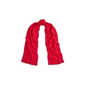 Kratki vuneni šal Polo Ralph Lauren boja: crvena, bez uzorka, 455956296