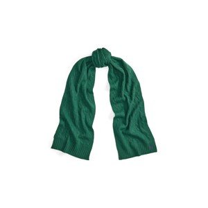 Kratki vuneni šal Polo Ralph Lauren boja: zelena, bez uzorka, 455956296