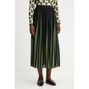 Suknja Weekend Max Mara BORA boja: zelena, maxi, širi se prema dolje, 2525106082600