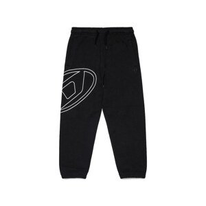 Dječji pamučni donji dio trenirke Diesel PMARKYMEGOVALD TROUSERS boja: crna, s tiskom, J02272
