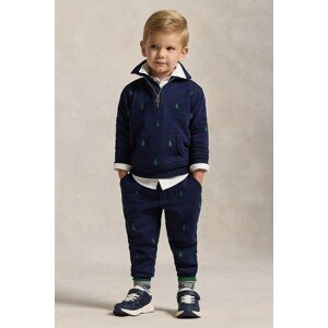 Dječji donji dio trenirke Polo Ralph Lauren boja: tamno plava, 322979421001