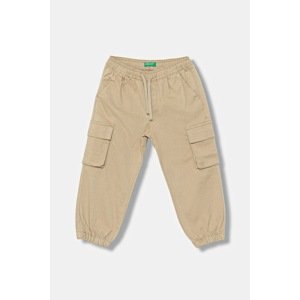 Dječje hlače United Colors of Benetton boja: bež, bez uzorka, 4HM6GF01Z