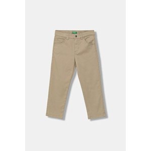 Dječje hlače United Colors of Benetton boja: bež, bez uzorka, 4RHPGE009