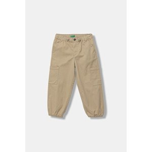 Dječje hlače United Colors of Benetton boja: bež, bez uzorka, 4XZXGF01R