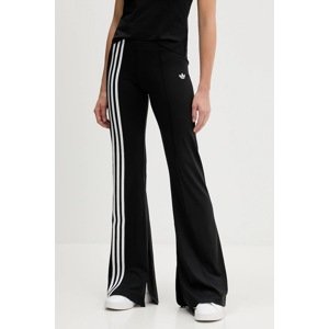Donji dio trenirke adidas Originals Ribbon Flares boja: crna, bez uzorka, JX2697