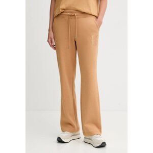 Donji dio trenirke Dkny boja: smeđa, bez uzorka, DP5P3758