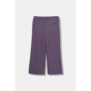 Dječji donji dio trenirke United Colors of Benetton boja: ljubičasta, bez uzorka, 46D6GF02M