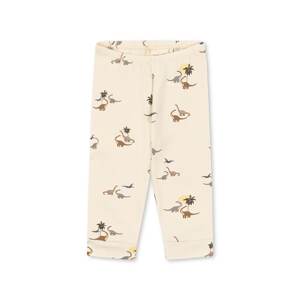 Hlače za bebe Konges Sløjd BASIC PANTS GOTS boja: bež, s uzorkom, KS103706