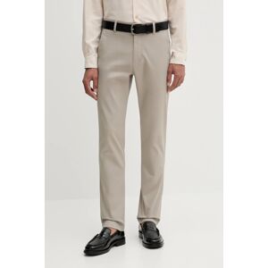 Hlače Calvin Klein boja: bež, ravna, LV040EM633