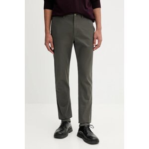 Hlače Calvin Klein boja: siva, ravna, LV040EM633