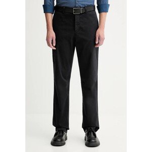 Hlače PS Paul Smith boja: crna, ravna, M2R-632Z-T22377