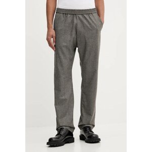 Vunene hlače BARENA VENEZIA Pantalone Tosador boja: siva, chinos kroj, PAU5259.501