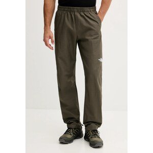 Hlače The North Face Limestone boja: zelena, ravna, NF0A8BT921L1