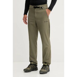 Hlače outdoor Columbia Essential Hike boja: zelena, ravna, 2136921