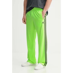 Donji dio trenirke adidas Originals Firebird boja: zelena, s aplikacijom, KB3678
