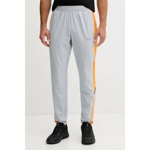 Hlače za trening Under Armour Velociti Storm boja: siva, s tiskom, 6005899