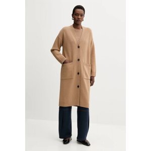 Vuneni kardigan Weekend Max Mara GODEZIA boja: bež, lagane, 2525346042600