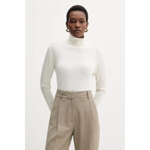 Pulover s vunom Weekend Max Mara KIKU boja: bež, lagane, s dolčevitom, 2525366012600