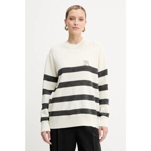 Vuneni pulover Ermanno Scervino boja: bež, 57TM066EA5AP