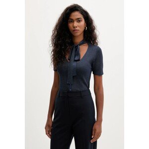 Pulover MAX&Co. boja: tamno plava, lagane, 2526346011200