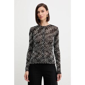 Vuneni kardigan Missoni boja: smeđa, lagane, DS25WM08.BR012N
