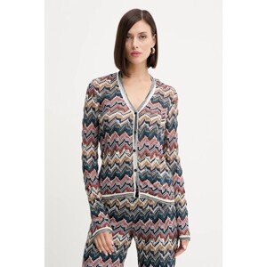 Vuneni kardigan Missoni boja: tamno plava, lagane, DS25WM06.BR012F