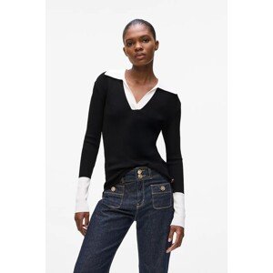 Pulover Karl Lagerfeld boja: crna, lagane, A4W18043