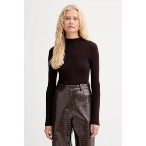 Vuneni pulover ISABELLE BLANCHE boja: smeđa, lagane, IS25FW-M188-F001