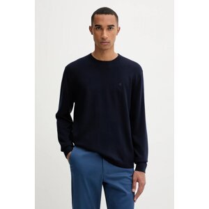 Vuneni pulover Calvin Klein za muškarce, boja: tamno plava, lagane, LV04LB305G