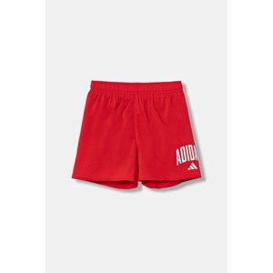 Dječje kratke hlače za kupanje adidas Performance boja: crvena, JX2662
