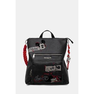 Ruksak Desigual MICKEY ROCK PRETORIA boja: crna, mali, s aplikacijom, 25WAKP01