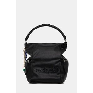 Ruksak Desigual HALF LOGO ARICA boja: crna, mali, bez uzorka, 25WAKP07
